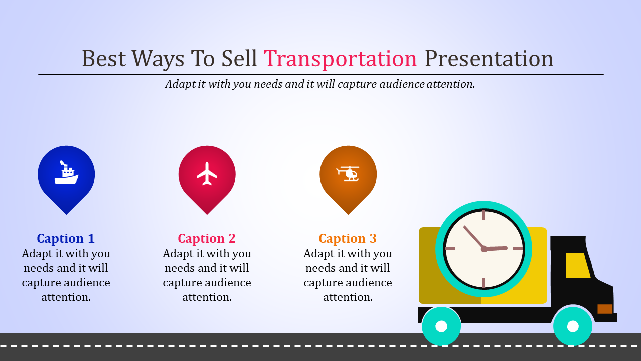 transportation powerpoint templates-Best Ways To Sell Transportation Presentation